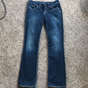 Silver women’s jeans